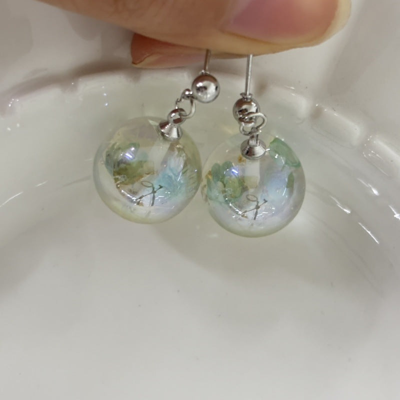 Niche Original Design Ear Studs Color Earrings