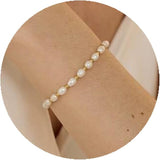 Artificial Pearl Pendant Bracelet