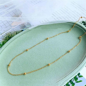 European And American Beanie Necklace Women's Fashion Simple