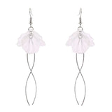 Ice Flower Tassel Earrings Long