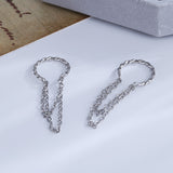 Sweet Art Handmade Double-layered Tassel Twist Ear Clip