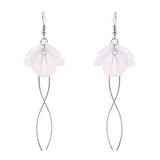 Ice Flower Tassel Earrings Long