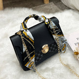 Fashion Small Square Bag Vintage Print Ladies