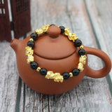 8mm Gold Plated Picchu Bracelet Female Personalized Bracelet
