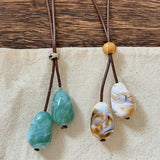 Bohemian Style Ceramic Necklace Female Geometric Shape