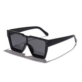 New European And American Personalized Large Rim Sunglasses One-piece Lens Ins Style Sports Goggles